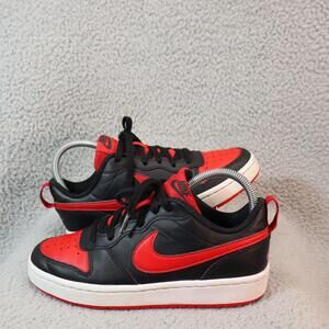 Nike Boys Court Borough Low 2 BQ5448-007 Sneakers- Size 4.5Y